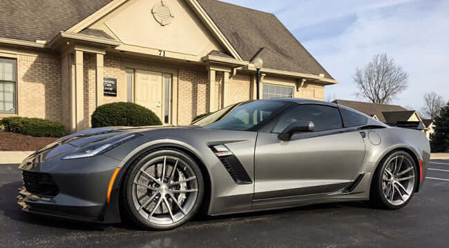 Lowered C7 Corvette Stingray, Grand Sport, Z06