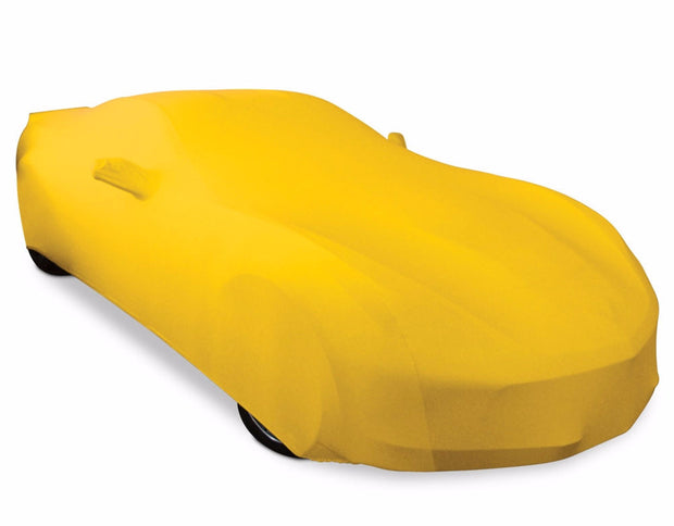 Yellow stretch satin ultraguard car cover c7 corvette