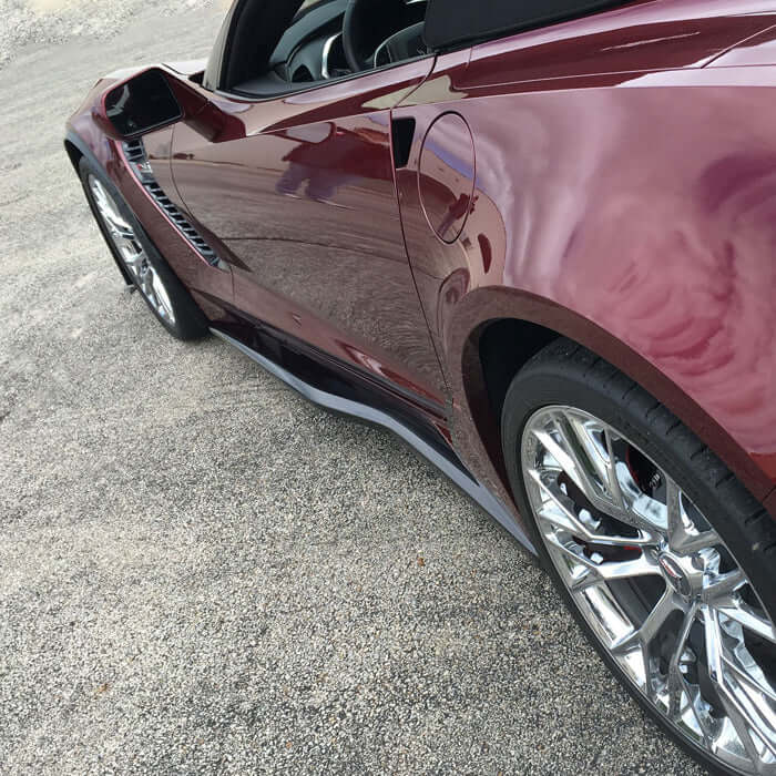 acs c7 corvette z06 side skirts