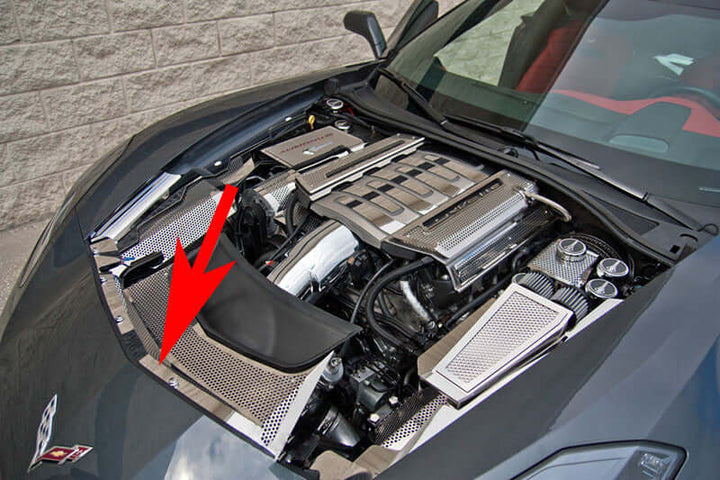 american car craft c7 corvette nose cap