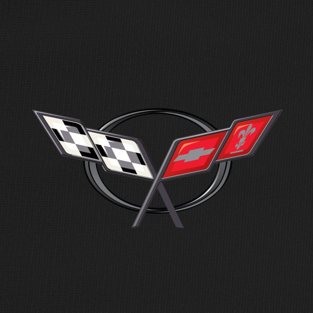 c5 corvette logo - stretch car cover