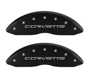 c6 corvette grand sport rear caliper cover - gloss black