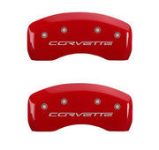 c6 corvette red caliper cover