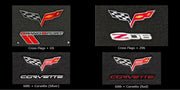 C6 Corvette Double Logos Lloyd Mats Ultimats