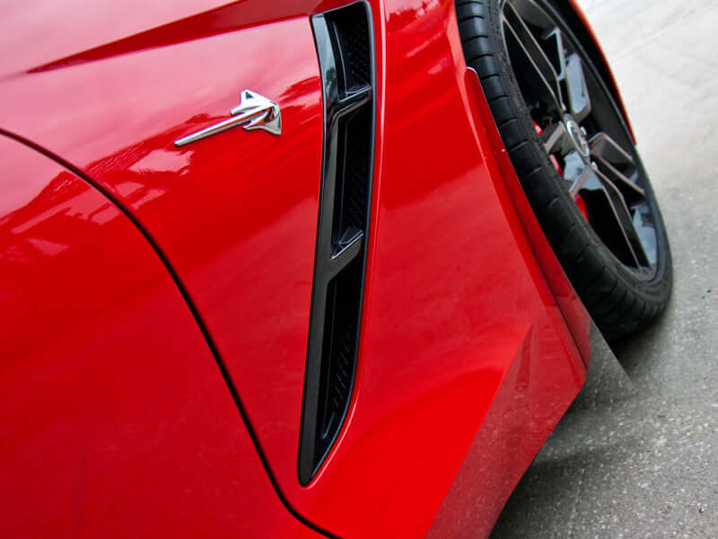 stingray mud flaps for the c7 corvette