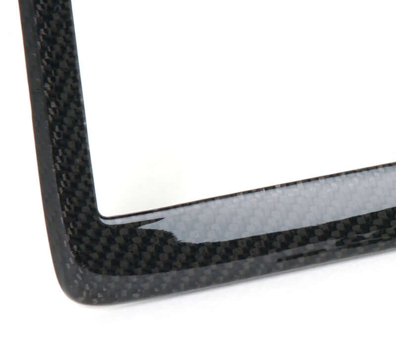 west coast corvette carbon fiber license plate frame