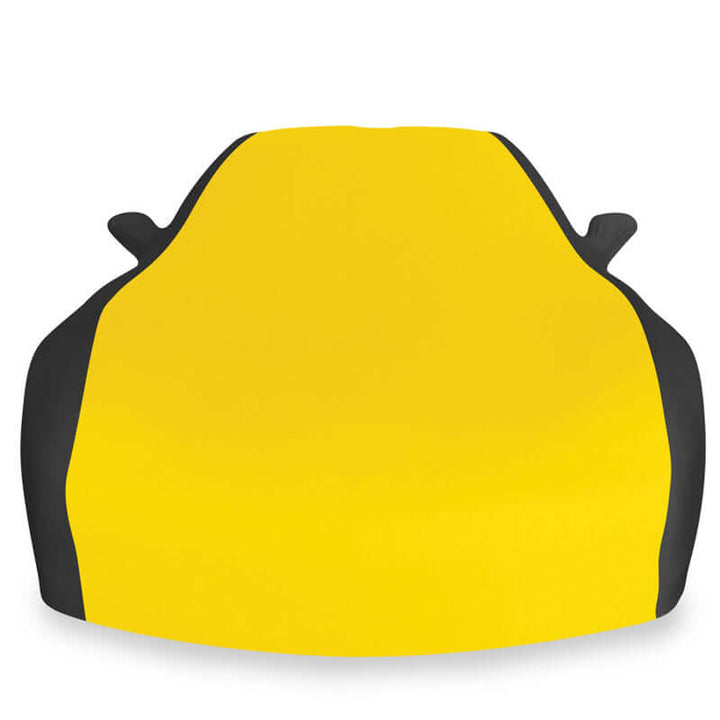 west coast corvette stretch satin car cover yellow and black
